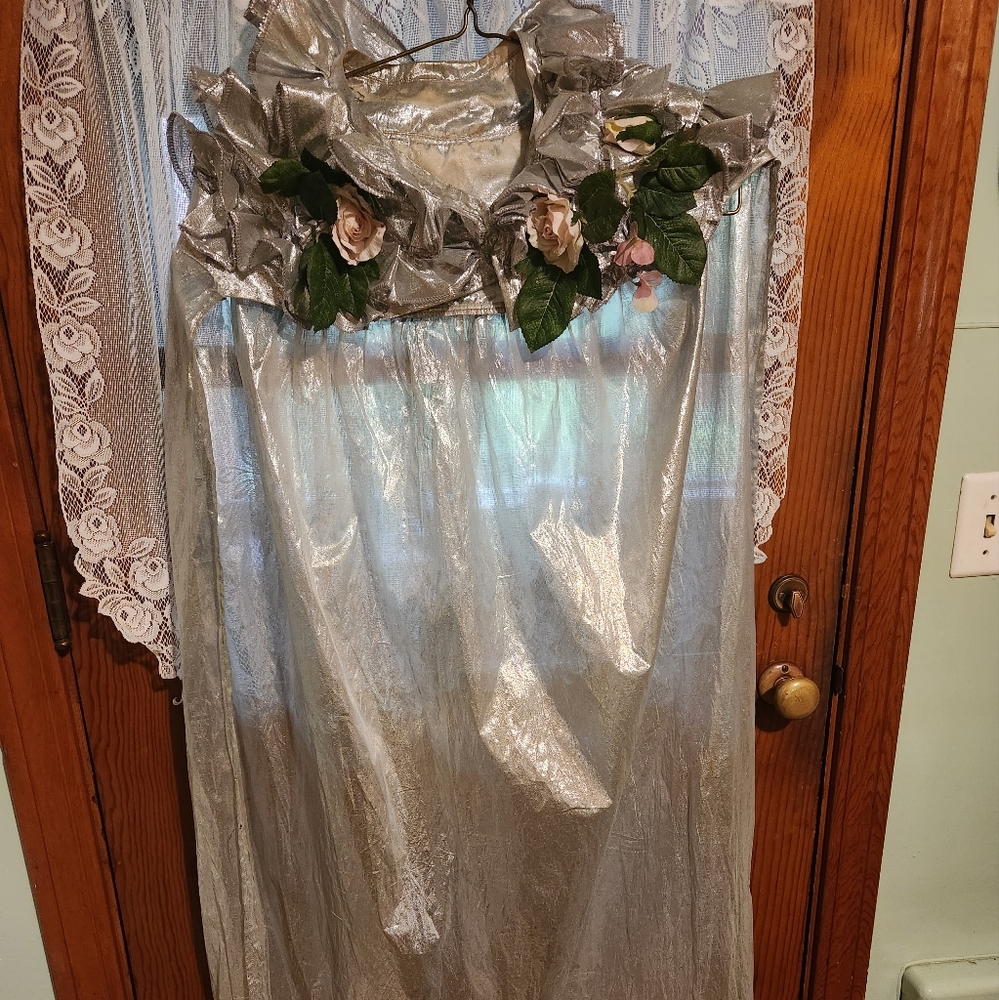 Silver princess/ Fairy Princess cloak costume